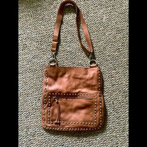 Sorial pebbled leather purse